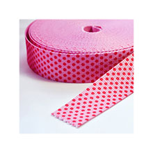 Bag belt with dots pink GB20