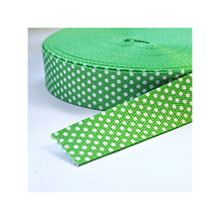 Bag belt with dots green GB03