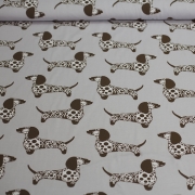 Tissus jersey coton bio Paapii Design chien Raksu