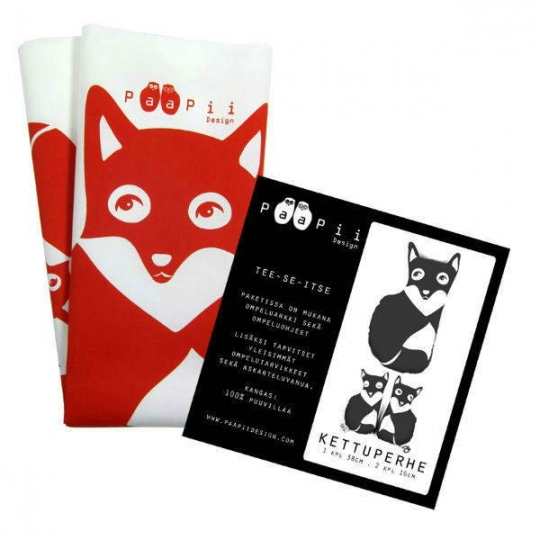 Paapii Design sewing kits fox cushions